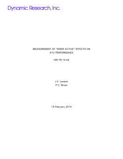 MEASUREMENT OF &ldquo;RIDER ACTIVE&rdquo; - dri-atv-rops