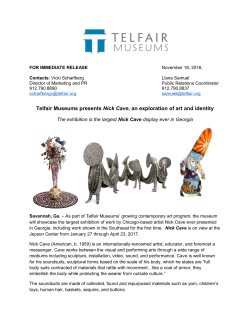 Telfair Museums presents Nick Cave, an exploration of art and identity