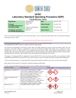 Hydrofluoric Acid