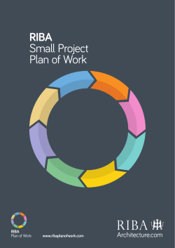 RIBA Small Project Plan of Work