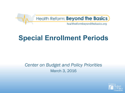 slides - Health Reform: Beyond the Basics