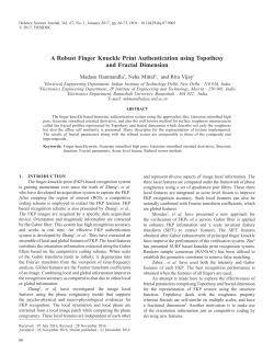 A robust Finger Knuckle Print Authentication using topothesy and