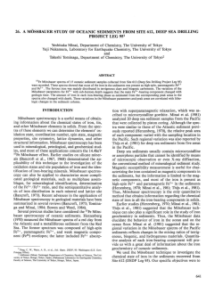 26. A M&ouml;ssbauer Study of Oceanic Sediments from Site 612, Deep