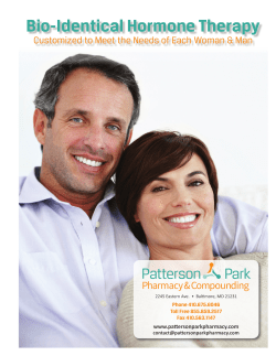 Bio-Identical Hormone Therapy