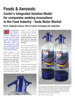 Have a look at our success story with Soda water