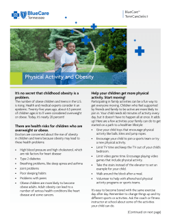 Faith Based Toolkit / Physical Activity and Obesity