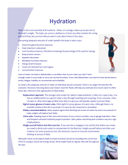 Hydration