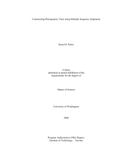 Constructing Phylogenetic Trees using Multiple