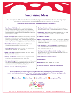Fundraising Ideas - Give Kids the World