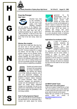 High Notes, Vol 10 No 25, August 14 2009