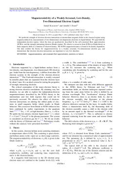 Magnetoresistivity of a Weakly-Screened, Low