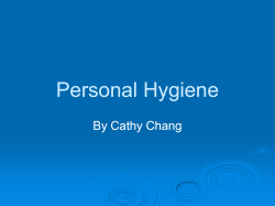 Personal Hygiene