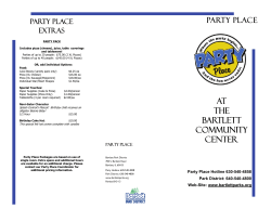 at the bartlett community center