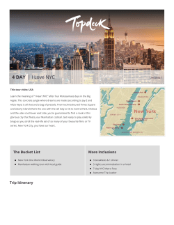 4 DAY | I Love NYC
