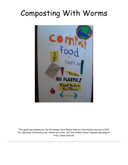 Composting With Worms