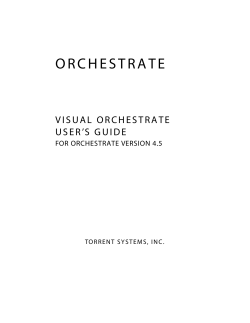 orchestrate - Online Help