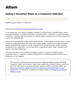 Adding a Simulation Model to a Component Definition