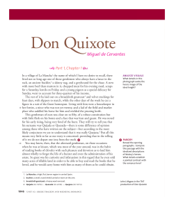 Don uixote - Shepard Sophomore Academy