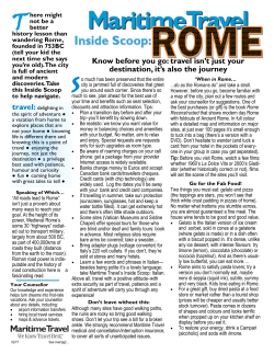 Rome - Maritime Travel