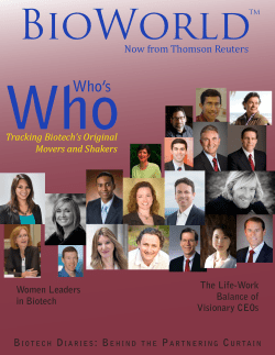 Who`s - Thomson Reuters