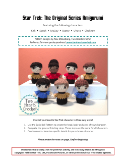 Featuring the following characters: Kirk &bull; Spock