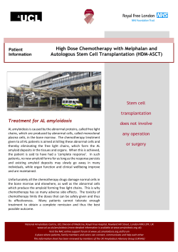 Stem cell transplantation