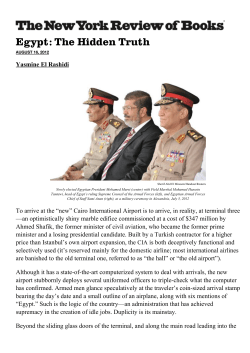 Egypt: The Hidden Truth by Yasmine El Rashidi | The New York