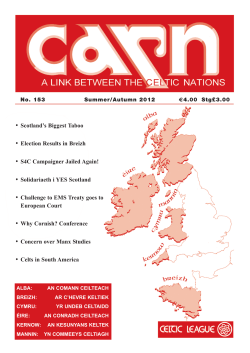 Carn 153 Summer-Autumn 2012