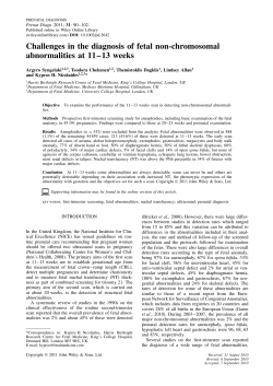Challenges in the diagnosis of fetal non