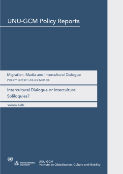 Intercultural Dialogue or Intercultural Soliloquies?