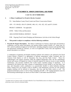 Attachment B Conditions of Approval