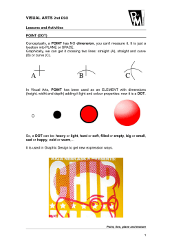 1. Point, Line, Plane and Texture