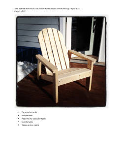 ANA WHITE Adirondack Chair for Home Depot DIH Workshop