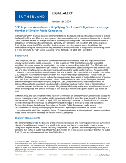 Legal Alert - Eversheds Sutherland (US)