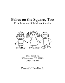 Parents Handbook - Babes On the Square