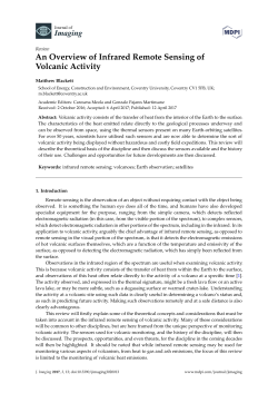 An Overview of Infrared Remote Sensing of Volcanic Activity