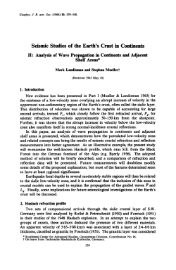 Seismic Studies of the Earth`s Crust in Continents II: Analysis of