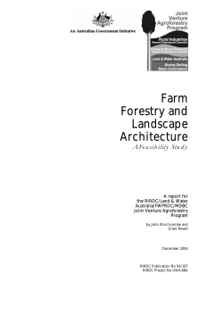 Farm Forestry and Landscape Architecture - Publications