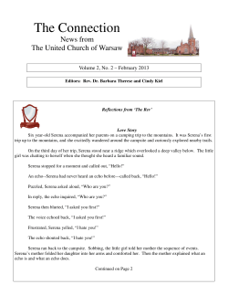 Final Feb. 2013 Newsletter - The United Church of Warsaw