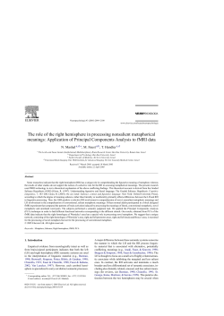 The role of the right hemisphere in processing nonsalient