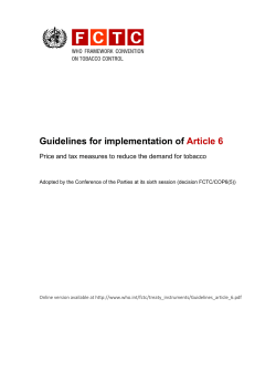 Article 6 - World Health Organization
