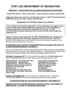 Information - Fort Lee Public Schools