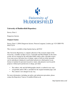 - University of Huddersfield Repository