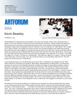 Kevin Beasley - Casey Kaplan
