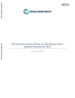 Updated Estimates for 2015