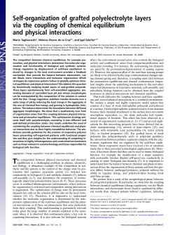 Self-organization of grafted polyelectrolyte layers via the coupling of