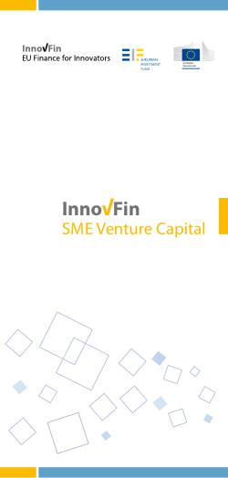 InnovFin SME Venture Capital