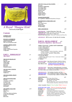 A Royal `Haagse Klok` - Antique