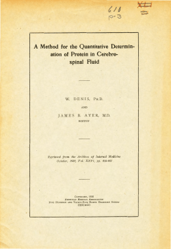 A Method for the Quantitative Determin