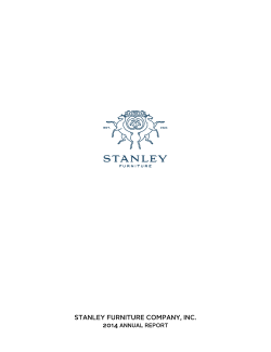 2014 Annual Report - Stanley Furniture